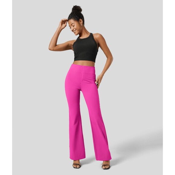 NWT HALARA Flex SculptKnit High Waisted Pocket Work Hot Pink Pants SIZE S - Picture 5 of 12